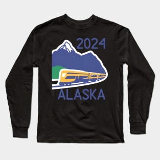 Alaska Railroad 2024 Vacation Long Sleeve T-Shirt